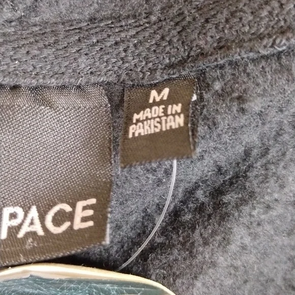 NWT Hyper Space NASA Casual Pullover Cotton Streetwear Black Graphic Hoodie - Picture 7 of 16